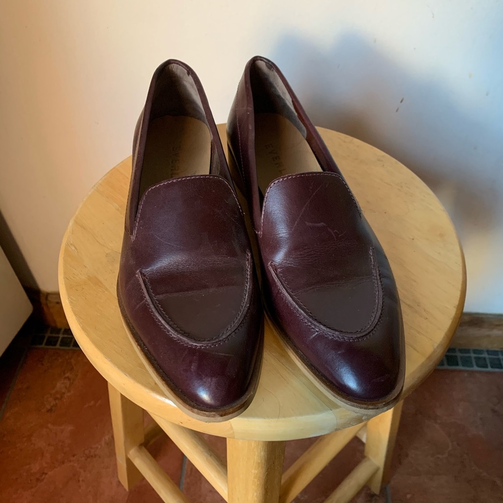 Everlane modern loafer. Burgundy. 7.5